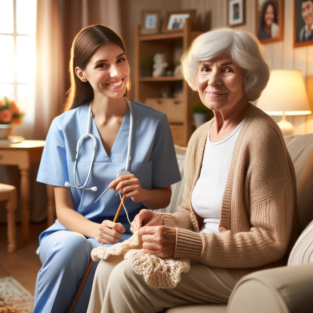 Respite care services provided in an Assisted Living facility.
